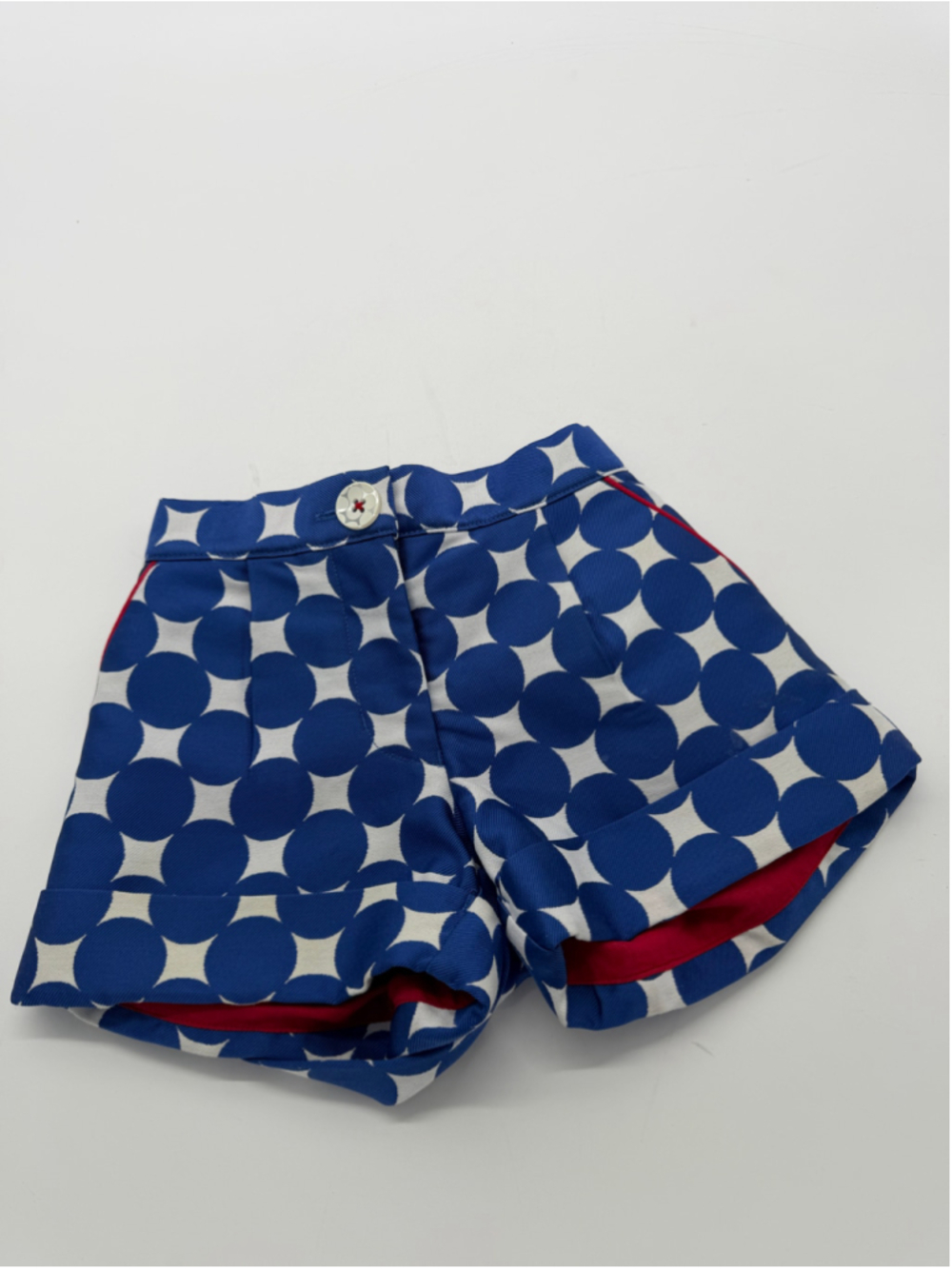 Finding Foxtale Casual Shorts Size 3T Blue White Polka Dot